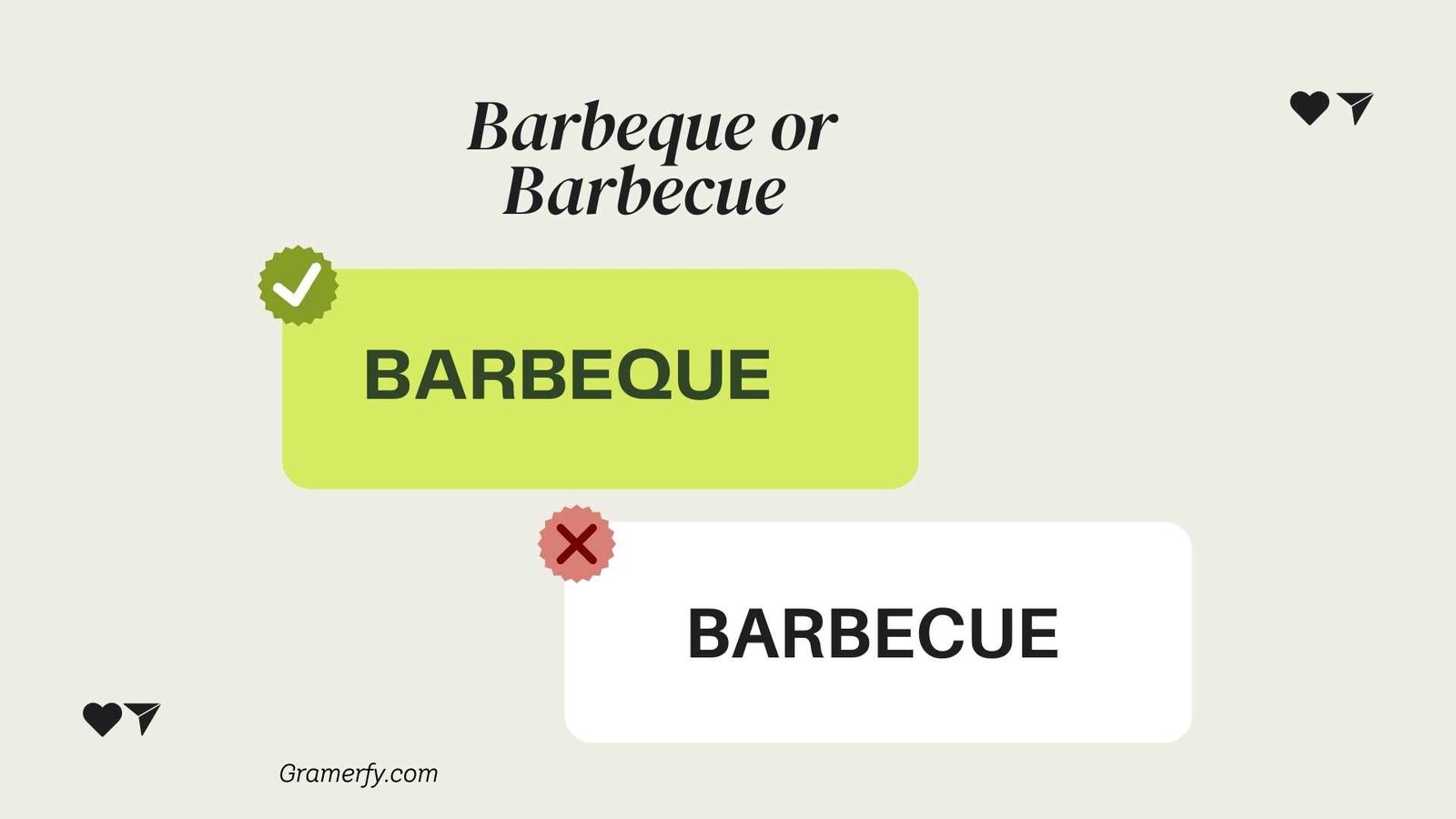 Barbeque or Barbecue 