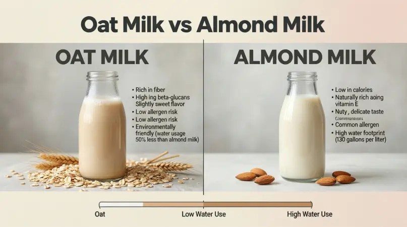 Oat Milk vs Almond Milk