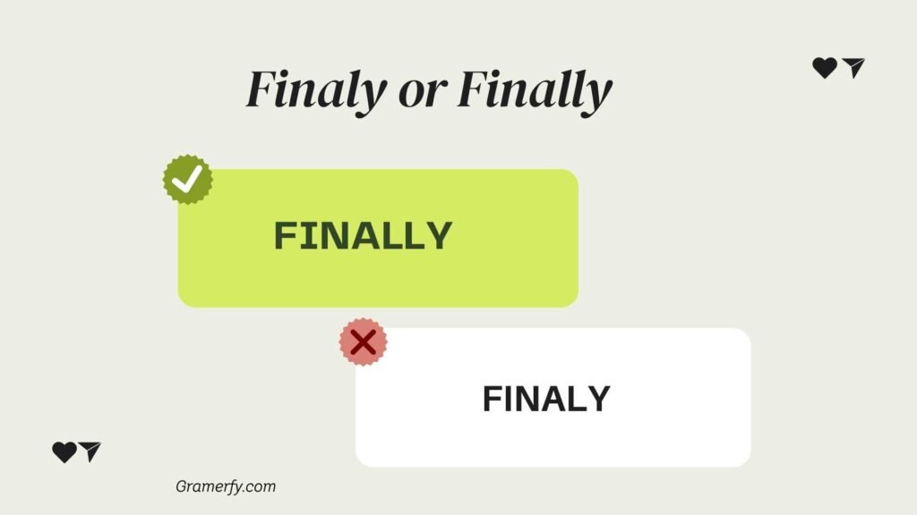 Finaly or Finally: Correct Word with Examples 2026