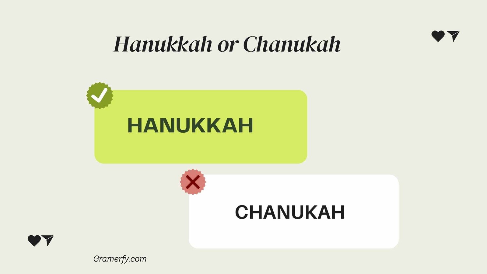 Hanukkah or Chanukah 