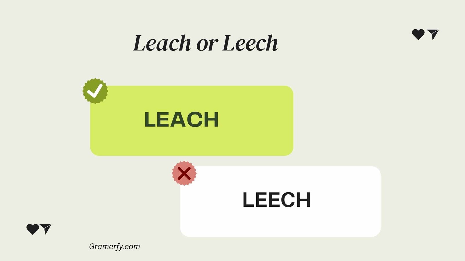 Leach or Leech 