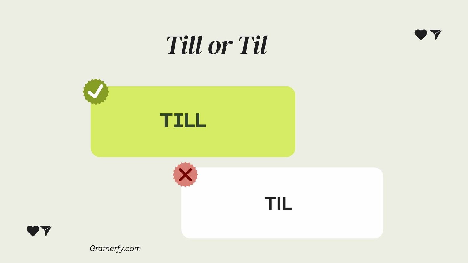 Till or Til