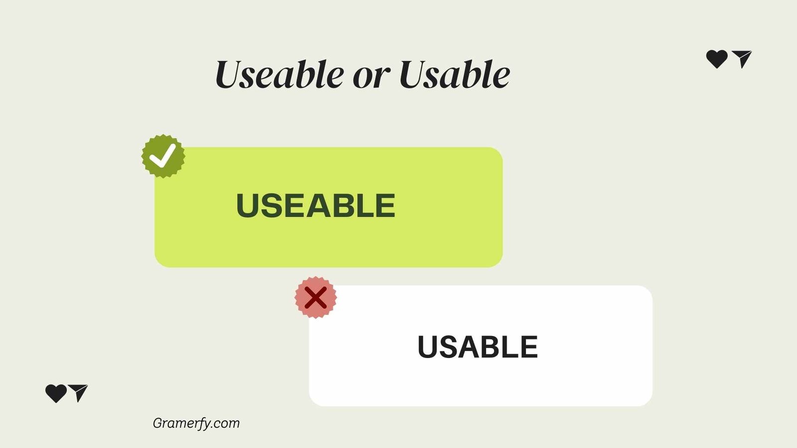 Useable or Usable 
