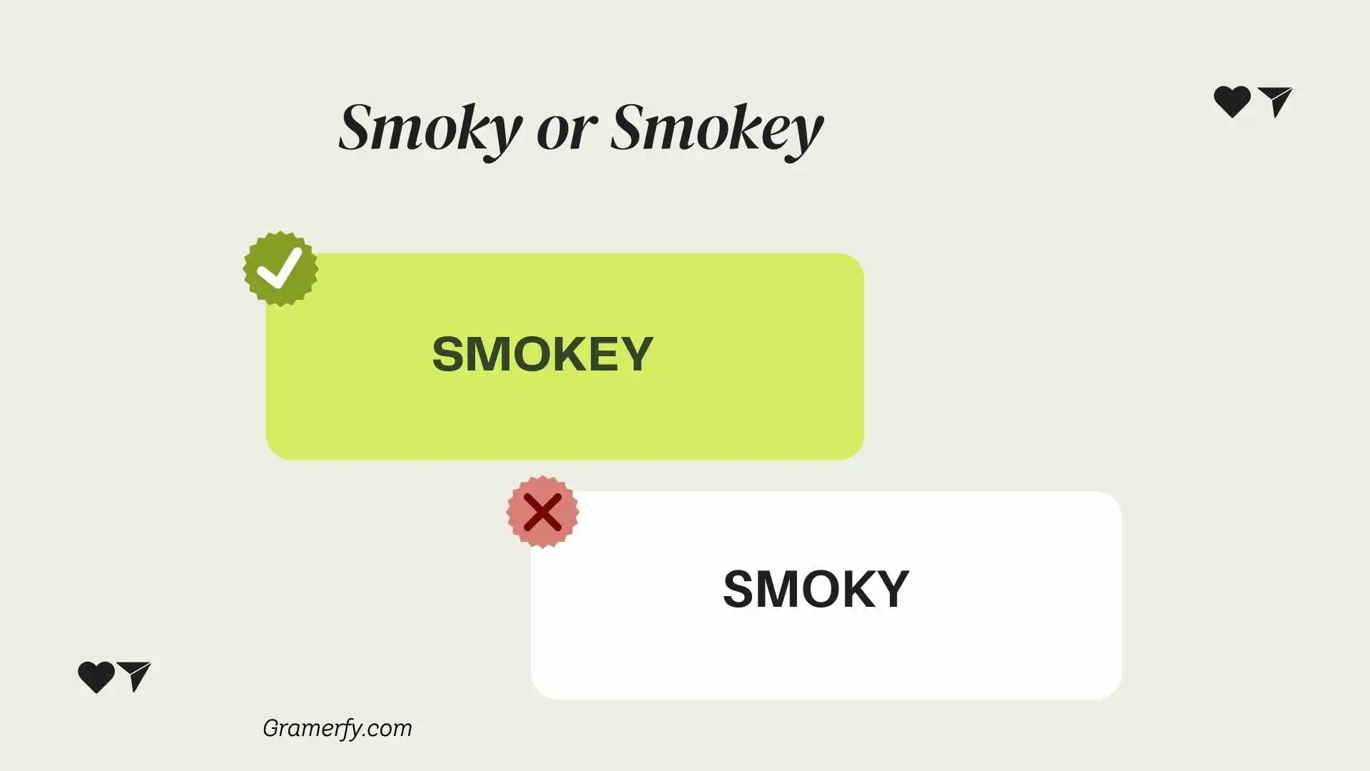 Smoky or Smokey